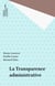 La Transparence administrative