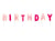 Set bougies happy birthday