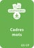 Jeux graphiques  autour des lettres GS/CP - Cadres mots - Un lot de 9 fiches à télécharger