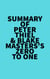 Summary of Peter Thiel & Blake Masters's Zero to One