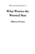 What Worries the Worried Man - What worries the worried man, #1