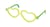 Paire de lunettes neon