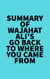 Summary of Wajahat Ali's Go Back to Where You Came From