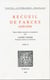 Recueil de farces (1450-1550) - TomeIX