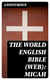 The World English Bible (WEB): Micah