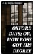 Oxford Days; or, How Ross Got His Degree