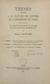 Réaction phototropique et régulation du comportement chez l'imago mâle de Blattella Germanica. Suivi de Analyse causale du comportement d'origine endogène - Thèses présentées à la Faculté des lettres de l'Université de Paris pour obtenir le grade de Do...