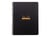 Cahier polypro à spirales - Format A5 14.8 x 21 cm - Rhodiactive Notebook - Rhodia - 160 pages petits carreaux - Noir