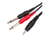 Shiver - Câble 1 jack 3,5mm / 2 jack 6,35 mm - longueur 3 m