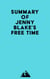 Summary of Jenny Blake's Free Time