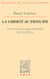 La liberté au principe - Essai sur la philosophie de Patocka
