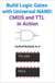 Build Logic Gates with Universal NAND: CMOS and TTL in Action