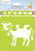 6 Pochoirs - Animaux de la ferme - Avenue Mandarine