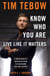 Know Who You Are. Live Like It Matters. - A Homeschooler's Interactive Guide to Discovering Your True Identity