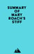 Summary of Mary Roach's Stiff