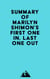 Summary of Marilyn Shimon's First One In, Last One Out
