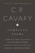 Complete Poems of C. P. Cavafy