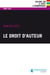 Le droit d'auteur