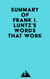 Summary of Frank I. Luntz's Words That Work