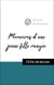 Mémoires d'une jeune fille rangée de Simone de Beauvoir (Fiche de lecture de référence)