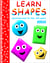 Learn Shapes - educational book for kids, with games