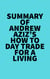 Summary of Andrew Aziz's How to Day Trade for a Living