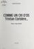 Comme un cri d'os - Tristan Corbière...