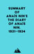 Summary of Anaïs Nin's The Diary of Anaïs Nin, 1931–1934
