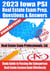 2023 Iowa PSI Real Estate Exam Prep Questions & Answers: Study Guide to Passing the Salesperson Real Estate License Exam Effortlessly