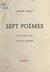 Sept poèmes - Suivis d'une Étude, par Jean Soulairol