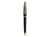 Stylo plume - Bleu - Carène Laqué noir, finitions or - Plume fine - Waterman