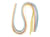 100 bandes de papier pastel - quilling - 50x0.6 cm