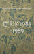 Lyrik 1985 -1989 - Freie Dichtung & Gefangene Worte - Episode 1