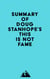 Summary of Doug Stanhope's This Is Not Fame