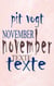 November - Texte