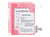 50 fiches de révision - 14,8 x 21 cm - Révision 2.0 Oxford - Petits carreaux - cadre rose