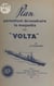 Plan permettant de construire la maquette du "Volta"