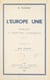 L'Europe unie - Problèmes et perspectives économiques