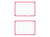 80 flashcards - 10,5 x 14,8 cm - Flash 2.0 Oxford - Ligné - cadre rouge