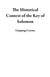 The Historical Context of the Key of Solomon
