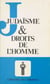 Judaïsme et droits de l'homme - Actes