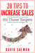 20 Tips to Increase Sales - Hit those targets