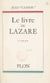 Le livre de Lazare