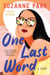 One Last Word - A Novel