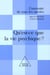 Qu'est-ce que la vie psychique ? - (Volume 7)