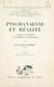 Psychanalyse et réalité : à propos de la théorie de la technique psychanalytique - Communication présentée au 31e Congrès des psychanalystes de langues romanes, Lyon, 5-7 juin 1971