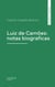 Luiz de Camões: notas biograficas