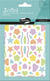 Gommettes formes colorées - Initial