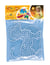 Plaque en sachet maxi pour perles Hama - Chien et Canard - 8252