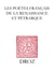Les Poètes français de la Renaissance et Pétrarque